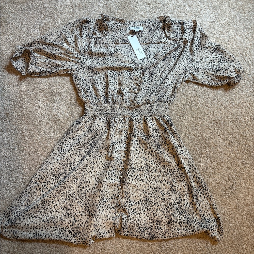 BB Dakota by Steve Madden Leopard Print Dress